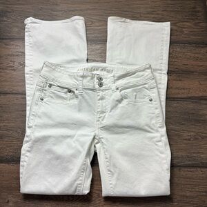 American Eagle Outfitters Women's Crisp White Skinny Jeans